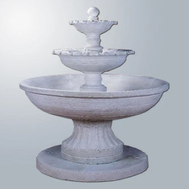 Giannini Garden Porta Marina Three Tiers Outdoor Water Fountain